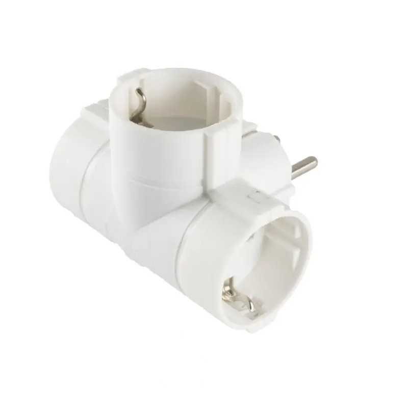 Distribuitor Tip T 3x Schuko Socluri 250v 16a 3680w Tpf 36 Home