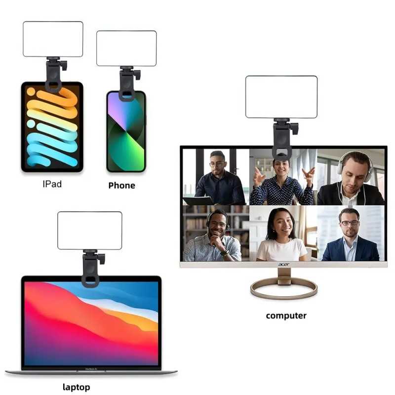 Lumina 140 Led Pentru Fotografii Selfie Videoclipuri 140 Baterie Usb 3100mah 2500 9000k W140 Rgb