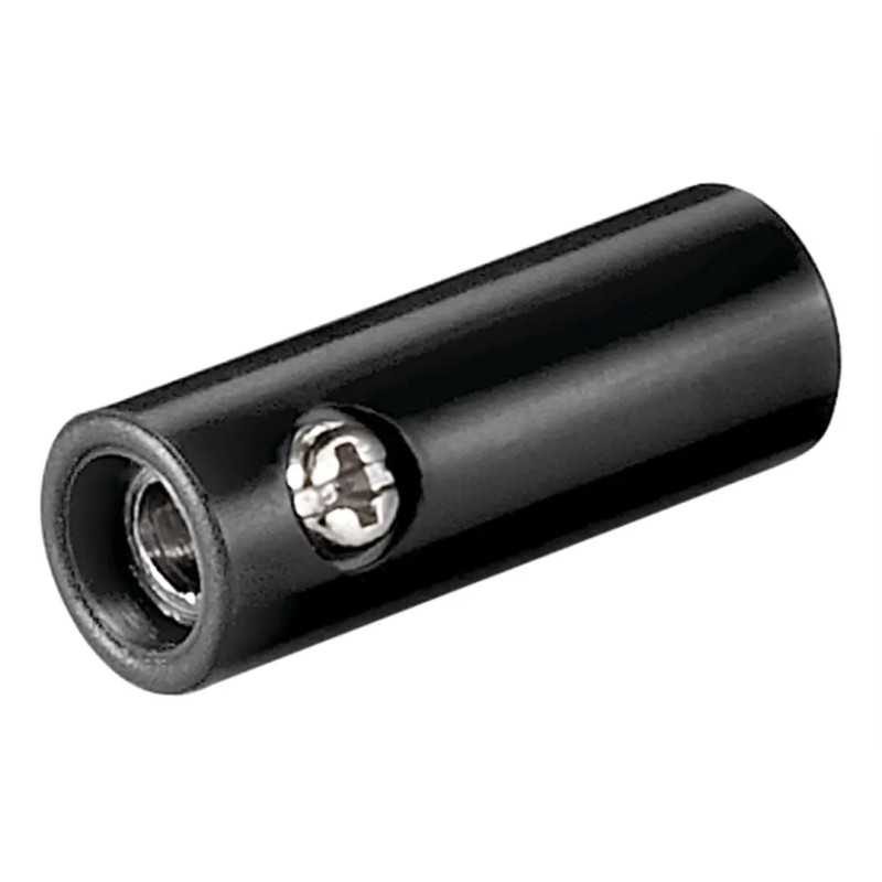 Mufa banana mama 4mm din plastic negru Goobay 11378