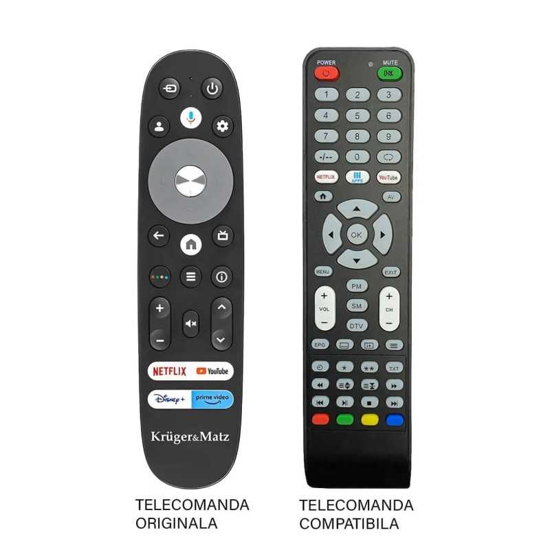 Telecomanda compatibila TV Kruger&Matz 0243-FHD cod ER 9473 /MFY 6122/ 8877 (473)