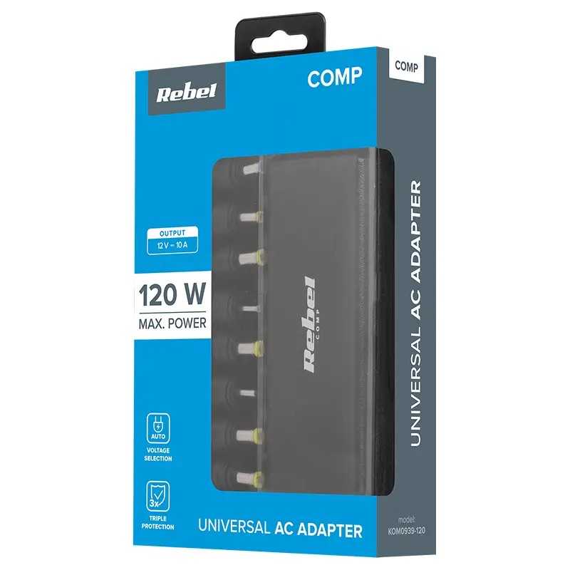 Alimentator Laptop Automat Rebel 120w 12 195v 11 Mufe Kom0939 120