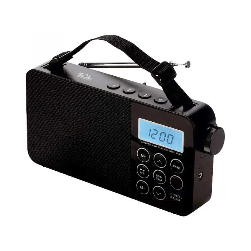 Radio Portabil Digital Am Fm Sw Cu Ecran Lcd Sal Rpr 3lcd