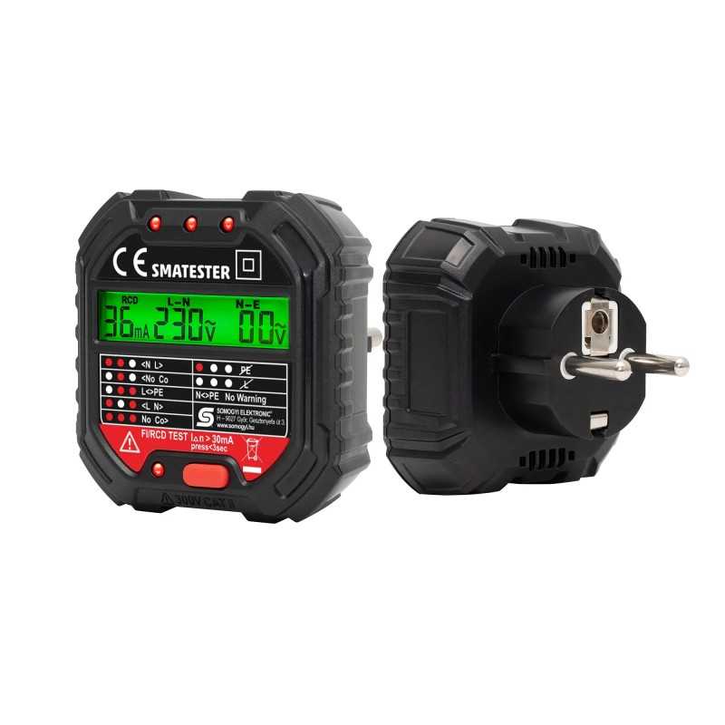 Tester Conector Si Releu Fi Cu Voltmetru Home Smatester