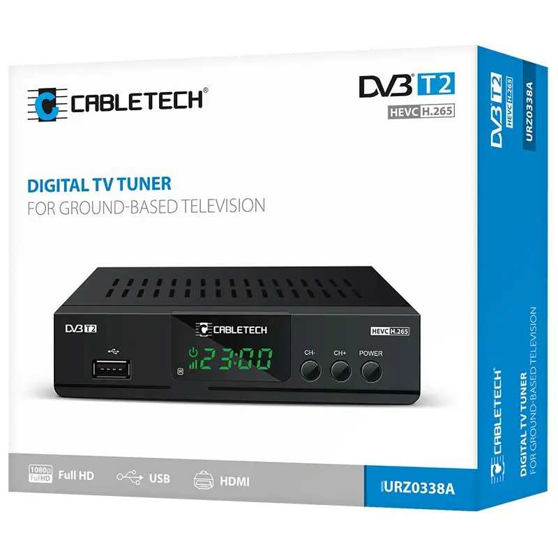 Tuner Dvb T2 Dvb T H265 Hevc Lan Cabletech Urz0338a