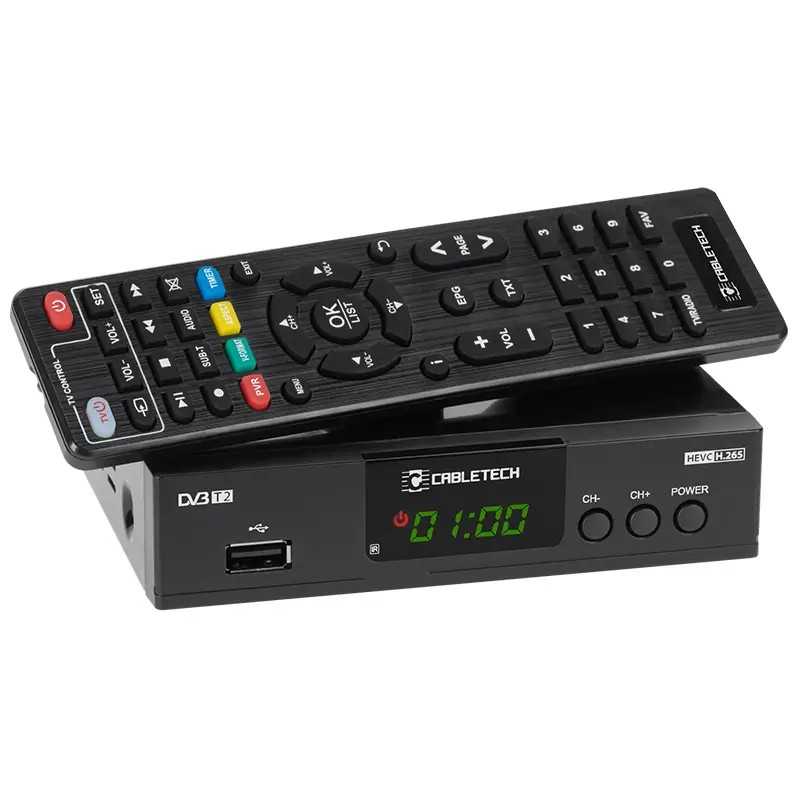 Tuner DVB-T2 /DVB-T H.265 HEVC LAN CABLETECH URZ0338A