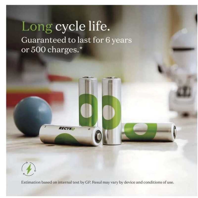 Acumulatori R3 Aaa Nimh 950mah 2buc Gp Reckyo Gp100aaahcer21 2tlb2