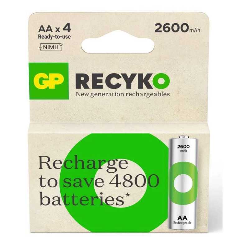 Acumulatori R6 AA NiMH 2600mAh 4buc GP ReCkyo GP270AAHCER21-TLB4