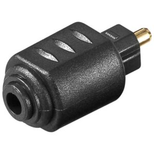 Adaptor Mini-TOSLINK 3.5 mm mama la TOSLINK tata Placat cu aur 11924 Goobay