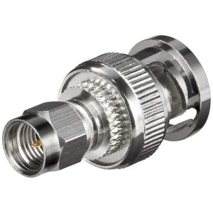 Adaptor SMA tata la BNC tata Placat cu aur pentru cablu RG 174/U 11855 Goobay