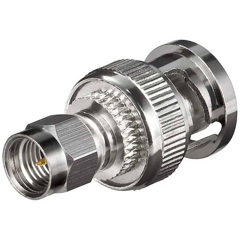 Adaptor SMA tata la BNC tata Placat cu aur pentru cablu RG 174/U 11855 Goobay