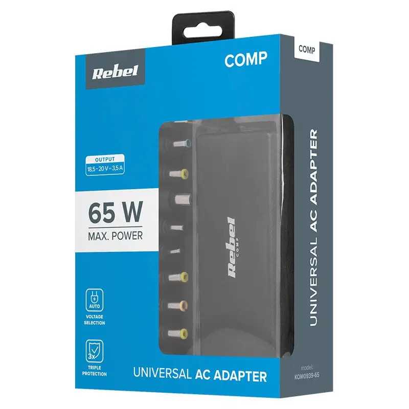 Alimentator Laptop Automat Rebel Kom0939 65 65w 18 20v