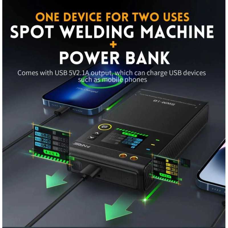 Aparat De Sudura In Puncte 01 025mm Portabil Cu Acumulator Afisaj Digital Frnisi Swm 10