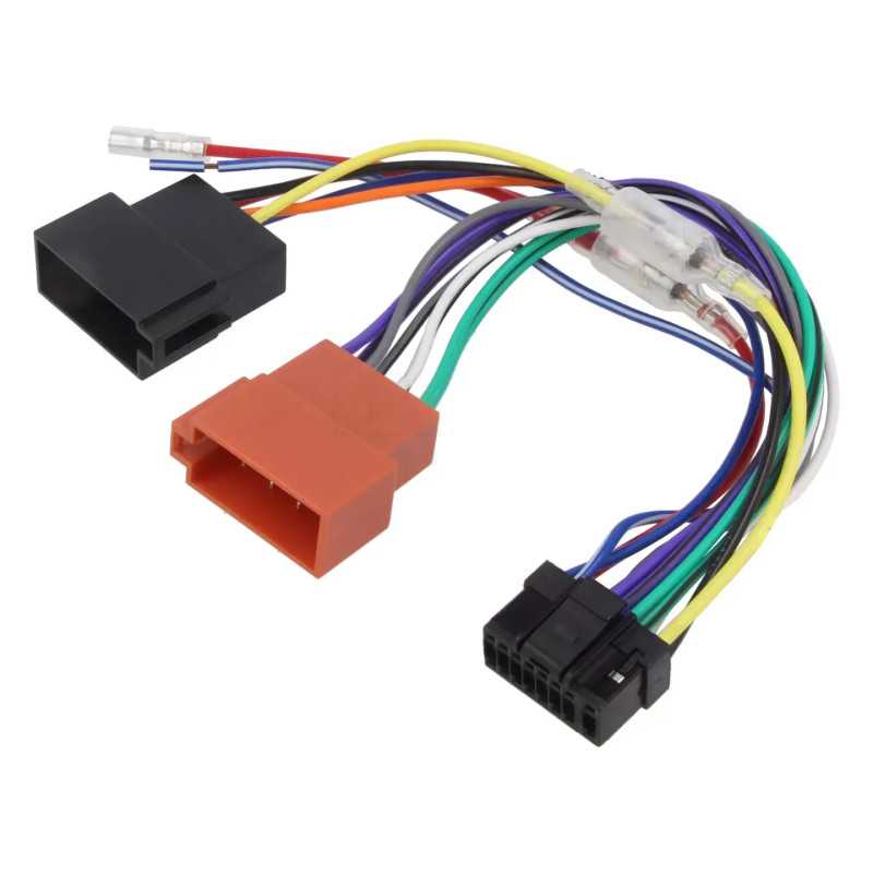 Cablu adaptor auto 4CarMedia ZRS-240 conector ISO - 16pini Alpine CDE-171RM /CDE-173BT /CDE-177BT /CDE-180RM