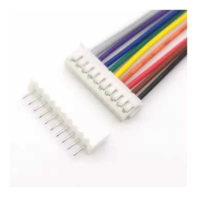 Cablu cu conectori 10pini JST pas 2.54mm mama + tata PCB