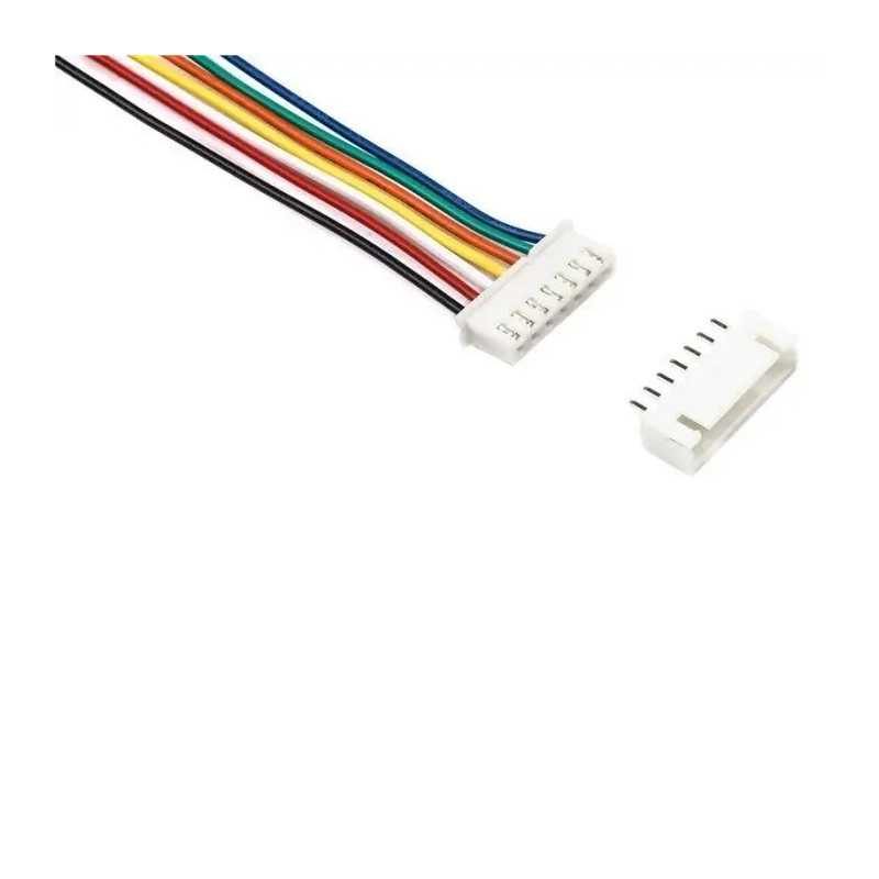 Cablu cu conectori 7pini JST pas 2.54mm mama + tata PCB