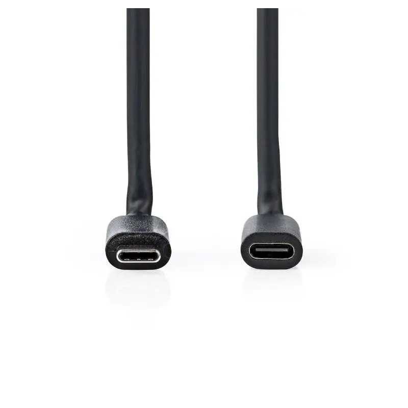 Cablu Prelungitor Usb C Tata V32 Usb C Mama V32 2m 4k 60hz 60w Negru Nedis Ccgl64010bk20