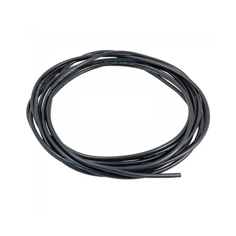 Cablu siliconic multifilar 22AWG 0.5mm2 negru 1m