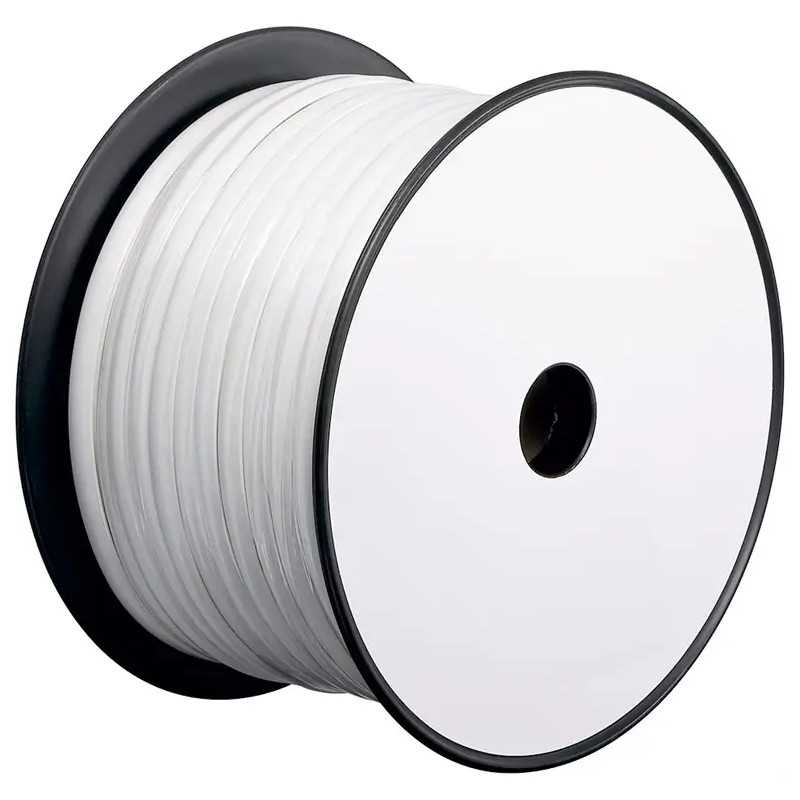 Cablu Telefonic Plat 6 Fire Awg28 Cca Alb Vanzare La Metru Liniar 93307 Goobay