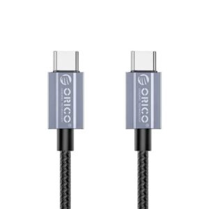 Cablu USB Orico GQA100-15-BK 100W USB Type-C - USB Type-C 1.5m negru textil