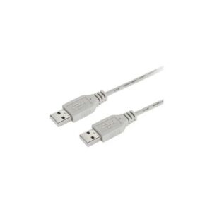 Cablu USB2.0-A tata - USB2.0-A tata 50cm gri