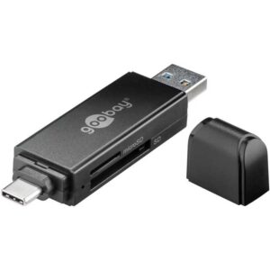 Cititor card reader USB 3.0 si USB TYPE C pentru SDXC SDHC MicroSD si SD Goobay 58261