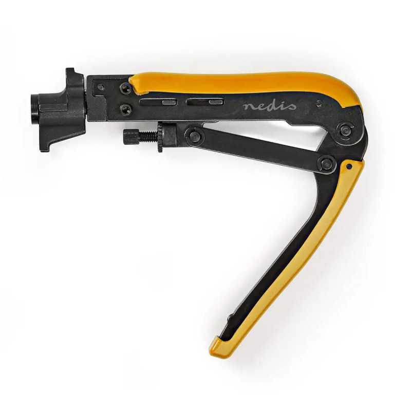Cleste Compresie Nedis Csgg49530ye Otel Calit Pentru Conectori F Rg58 Rg59 Rg6 Rg7 Rg11
