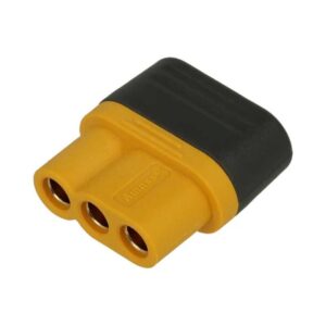 Conector alimentare DC mufa MR60 mama 3pin 30A 500V lipire pe cablu AMASS MR60-F