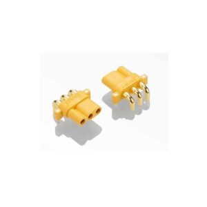 Conector alimentare DC soclu MR30 mama 3pin 15A 500V pentru PCB THT AMASS MR30PW-FB