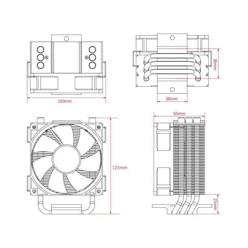 Cooler Procesor Id Cooling Se 903 Xt Iluminare Rainbow Compatibil Intel Amd