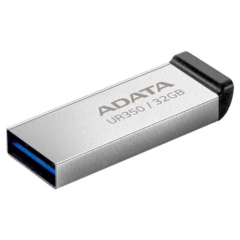 Flash Drive Metalic Adata Ur350 Usb32 32gb Ur350 32g Rsr Bk