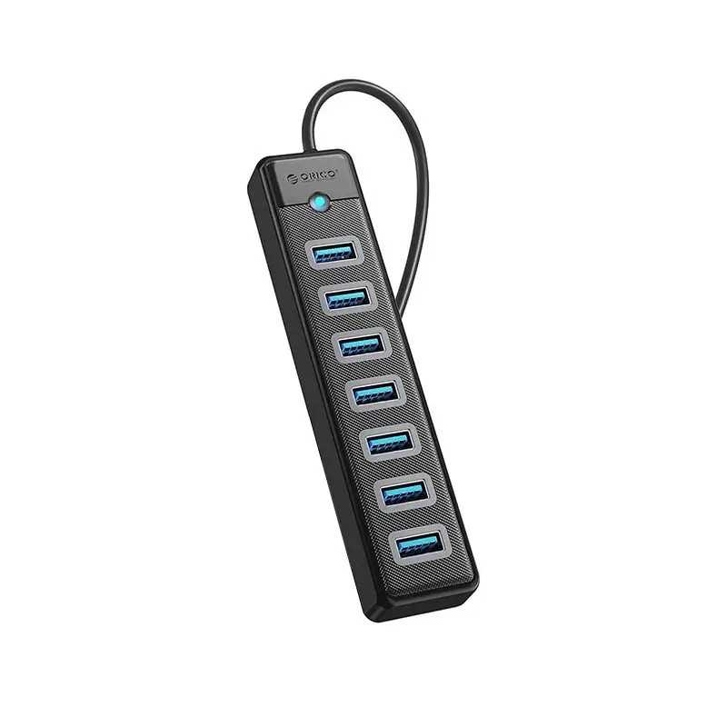 Hub Usb Orico Pw7u U3 10 Bk Cu 7 Port Uri Usb 30 1m Negru