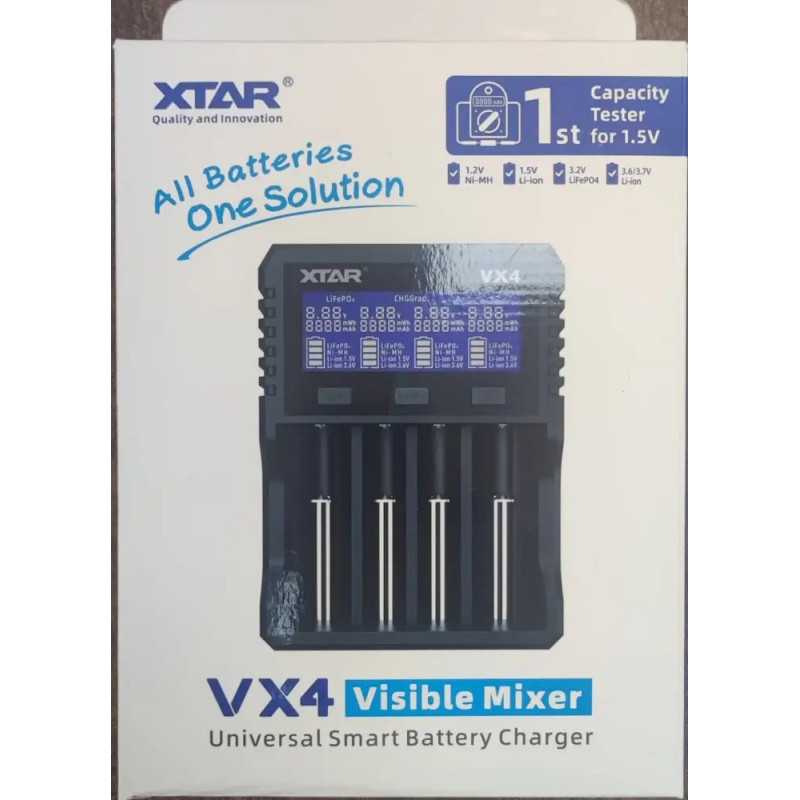 Incarcator Universal Smart Xtar Vx4 Visible Mixer 12v 15v 32v 36v 37v