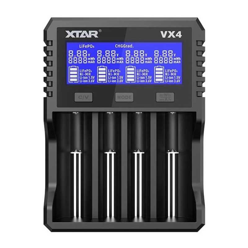 Incarcator Universal Smart XTAR VX4 Visible Mixer 1.2V 1.5V 3.2V 3.6V 3.7V