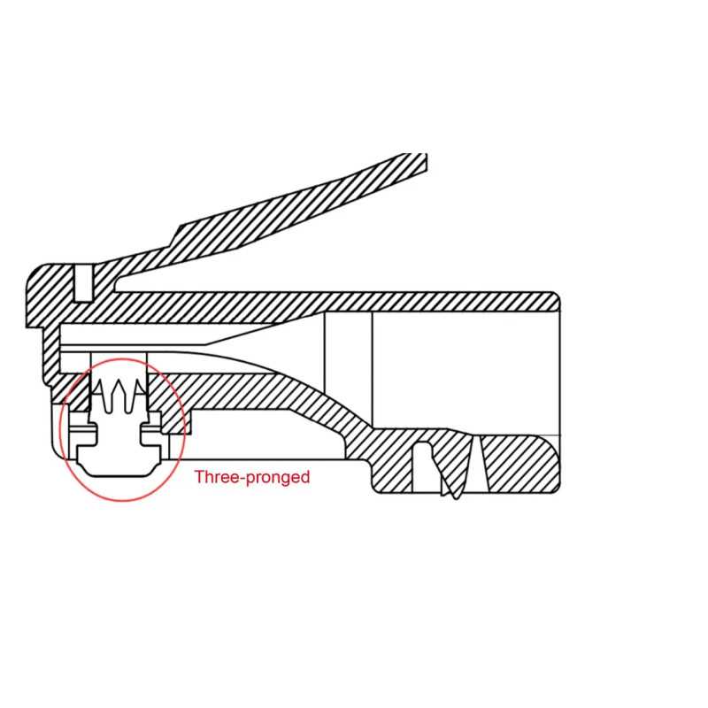 Mufa Retea Rj45 Pentru Cablu Stp Cat6 23 26awg 1buc Goobay 72502