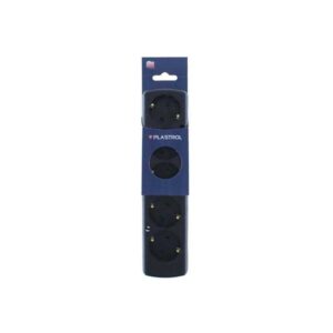 Multipriza 5 prize fara cablu alimentare negru GN-570S/BK Plastrol