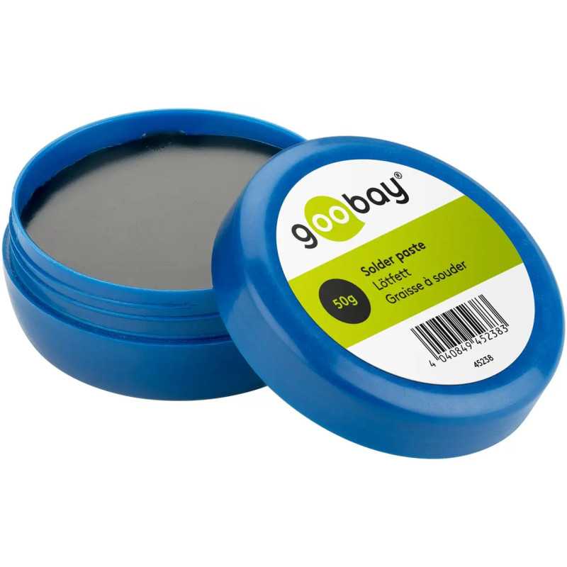 Pasta de lipit 50g din clorura de zinc pentru lipire componente electronice 45238 Goobay Pasta de lipit 50g din clorura de zinc pentru lipire componente electronice 45238 Goobay