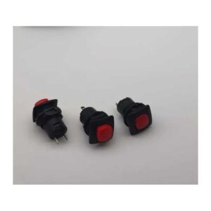 Push Buton cu retinere "NO" patrat plastic 15x15x30mm 1A/250