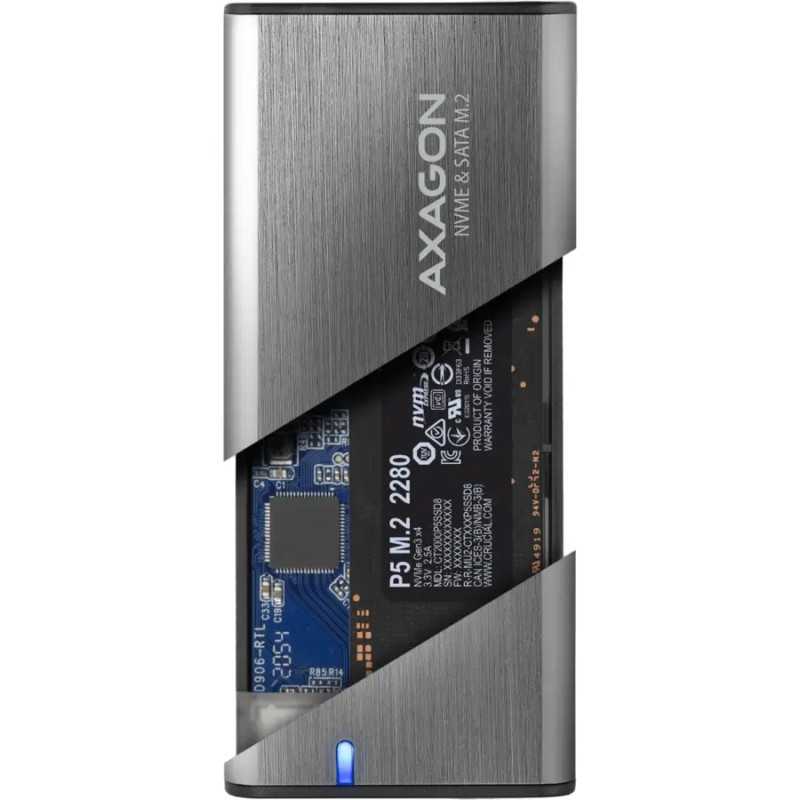 Rack Extern Axagon Eem2 Sg2 Usb C 32 M2 Nvme Gri