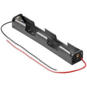 Suport baterii 2x AA R6 cu Capete de cablu libere 11983 Goobay