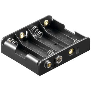 Suport baterii 4x AA R6 cu mufa de Tip 9V 11448 Goobay