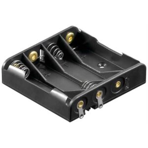 Suport baterii 4x AAA R3 cu Capete de lipire Goobay 11989