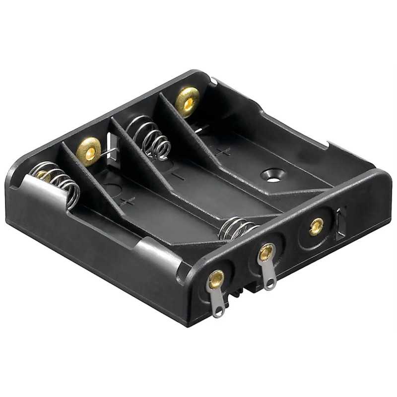 Suport baterii 4x AAA R3 cu Capete de lipire Goobay 11989