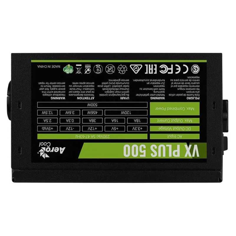 Sursa Pc Aerocool Vx Plus 500 500w