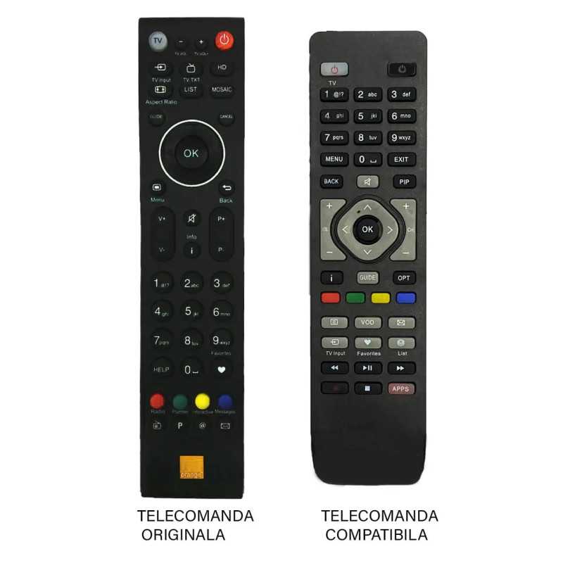Telecomanda Telekom IPTV compatibila cu Orange (192-1)