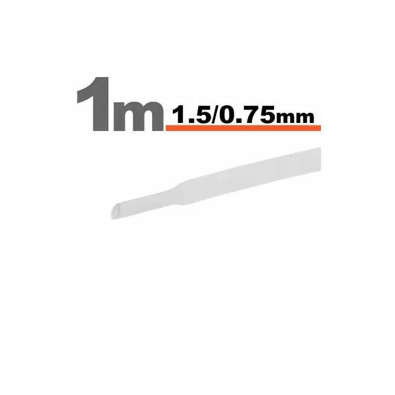 Tub termocontractant alb 1.5 /0.75 mm 1m lungime