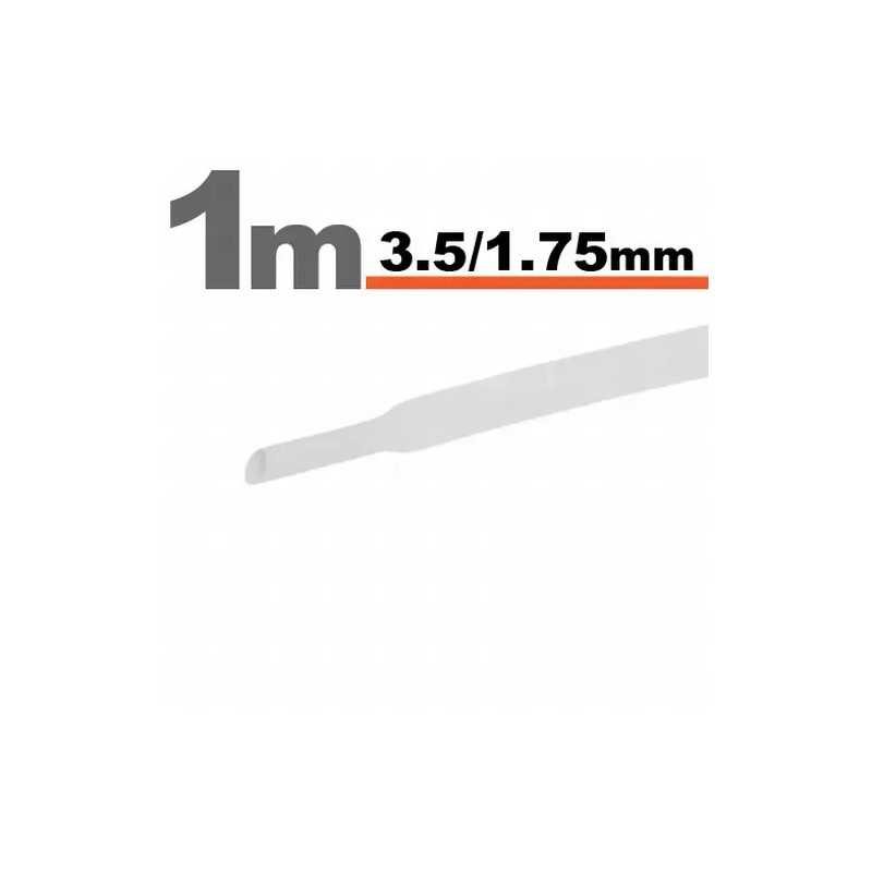 Tub termocontractant alb 3.5 / 1.75 mm 1m lungime