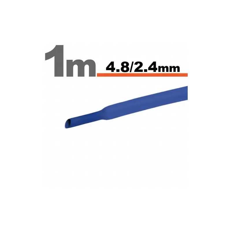Tub termocontractant albastru 4.8 /2.4 mm 1m lungime