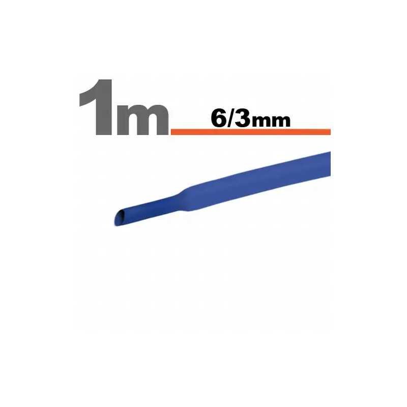 Tub termocontractant albastru 6 /3 mm 1m lungime