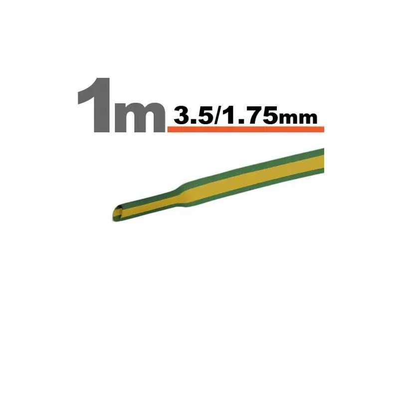 Tub termocontractant galben/verde 3 /1.5 mm 1m lungime