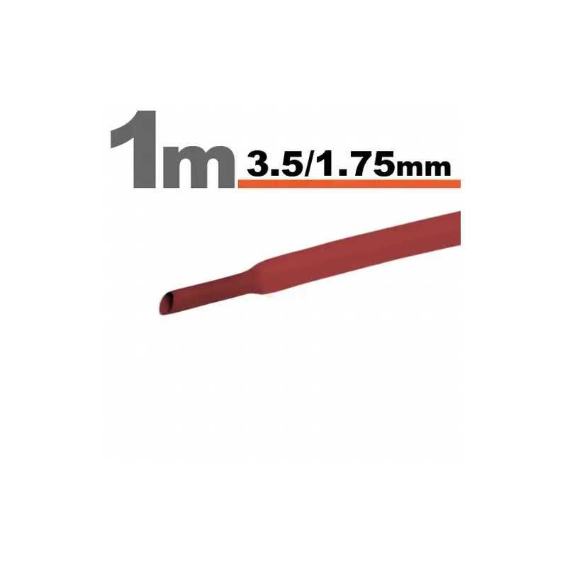 Tub termocontractant rosu 3.5 /1.75 mm 1m lungime